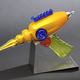 Illustration for article titled A space age arsenal made of glass